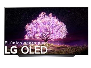 LG OLED OLED55C1-ALEXA - Smart TV 4K UHD 55 pulgadas(139 cm), Inteligencia Artificial, 100% HDR, Dolby ATMOS, HDMI 2.1, USB 2.0, Bluetooth 5.0, WiFi, Color Negro mate/Titán