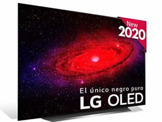 LG OLED55CX6LA - Smart TV 4K UHD OLED 139 cm (55") con Inteligencia Artificial, Procesador Inteligente α9 Gen3, Deep Learning, 100% HDR, Dolby Vision/ATMOS, 4xHDMI 2.1, 3xUSB 2.0, Bluetooth 5.0, WiFi