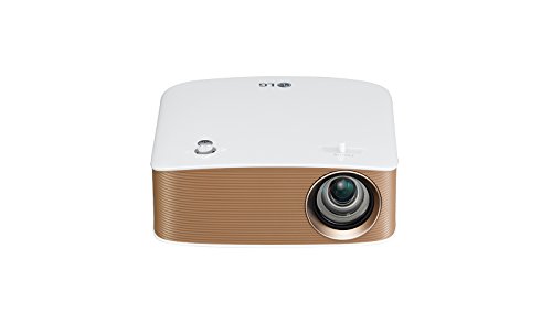 LG PH150G - Proyector Minibeam Portátil con batería incorporada (HD 1280x720, LED, contraste 100,000:1, 130 lúmenes) - Blanco [VERSION UK]