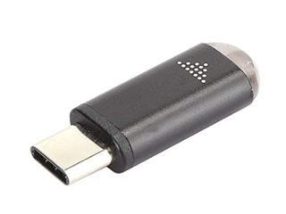 Liberación remota por Infrarrojos, Adaptador de Control Remoto Micro USB/Tipo C inalámbrico para teléfono Celular portátil con Cubierta de Silicona, Llavero(Tipo C)