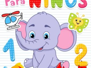 Libro de colorear creativo para niños: 100 dibujos para colorear con letras, números, formas y animales para niños a partir de 1 año.