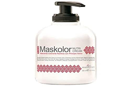 LIGHT IRRIDIANCE MASCARILLA NUTRITIVA ROJA 300ML MASKOLOR, Rojo Cereza-Cherry