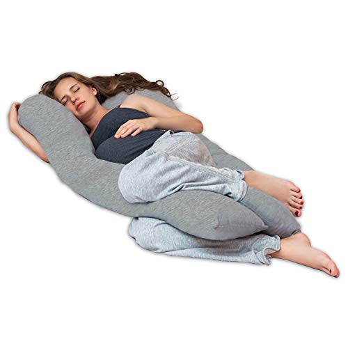 Lilly and Ben® Almohada Embarazada-s - Oeko-Tex® - Cojin Lactancia - Almohada de Maternidad - Almohadas Embarazo - para Dormir de Lado
