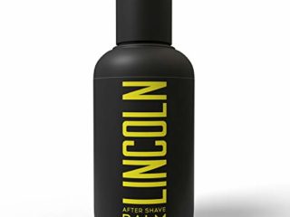 LINCOLN Bálsamo After Shave Hombre con Aloe Vera y Vitamina E - Aftershave For Men, Alivia e Hidrata la Piel - After Shave Balsamo Locion Afeitado, Previene la Irritación - After Shave Natural, 150ml