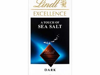 Lindt Excellence Tableta de Chocolate Negro, con un Toque de Flor de Sal, 100g