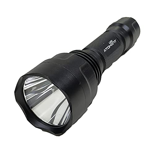 Linterna policia LED incluye batería litio recargable, cargador y cono tráfico. LED Cree T6 1000 Lumenes. Uso profesional. (Trafico)