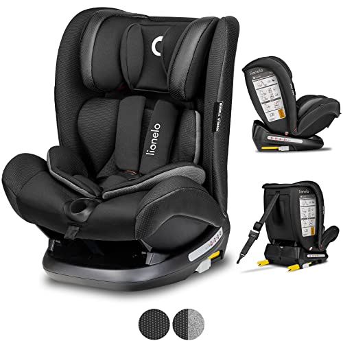 LIONELO Oliver Asiento de seguridad 9-36 kg, Regulación del respaldo de 4 niveles, 2 Posibilidad de montaje orientado hacia delante y hacia, Cinturones con 5 puntos