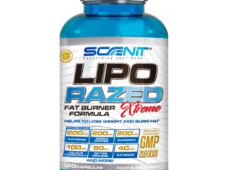 Lipo Razed Xtreme | Termogénico y acción adelgazante | Con 19 ingredientes activos que contribuyen a la quema de grasas y ayudan a la pérdida de peso | Contribuye como quemagrasas