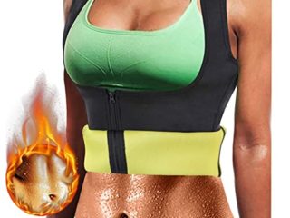 Litthing Chaleco Deportivo de Yoga para Mujer Fitness Sauna Neopreno Chaleco de Entrenamiento Compresión Establecer Estatua para Deporte Fitness