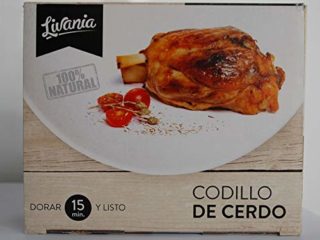 LIVANIA - 2 Codillo de cerdo asado. Peso aprox. 700g/ unidad. Cocinados a baja temperatura, en su jugo, listo para dorar.