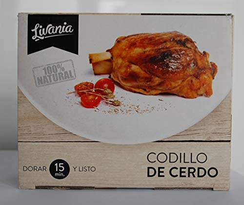 LIVANIA - 2 Codillo de cerdo asado. Peso aprox. 700g/ unidad. Cocinados a baja temperatura, en su jugo, listo para dorar.