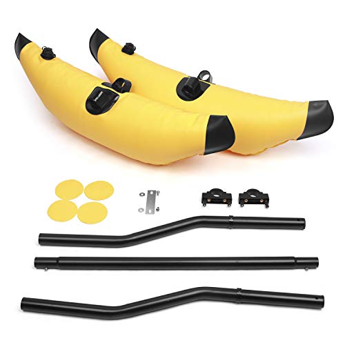 Lixada Estabilizador de Kayak Inflable de PVC, Accesorios Kayak, Estabilizador Flotante de Pesca en Kayak con Dispositivo Flotante de Brazo Remos para Kayak