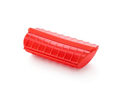 Lékué - Estuche de vapor, 1-2 personas, color rojo
