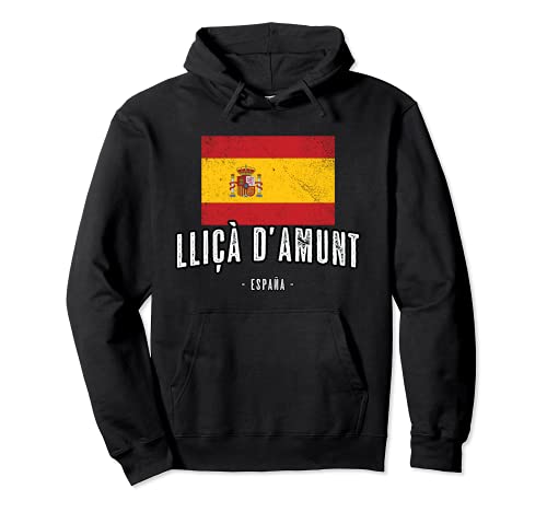 Lliçà d'Amunt España | Souvenir - Ciudad - Bandera - Sudadera con Capucha