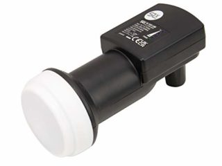 LNB Parabolica, Receptor Antena Parabolica Universal, con Indicador de Fuerza de Señal, Salida única Compatible con HD, 4K, UHD, Full HD