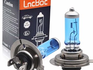 LncBoc H7 Halógena Bombilla Lámparas Halógenas Faro Delantero del Coche Lámparas Luces de Coche 12V 55W Paquete de 2