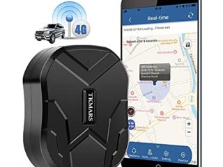 Localizador GPS para Coche 4G, TKMARS 150 Días en Espera GPS Tracker Rastreador GPS de App Libre Magnético a Prueba de Agua para Moto,Camión,Bicicleta Tiempo Real para Localización TK905B (10000mAH)