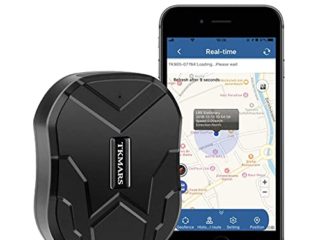 Localizador GPS para Coche, GPS Coche en Tiempo Real Antirrobo GPS Tracker con Fuerte Imán, Alarma Anti-Robo, Límite de Velocidad y Geo-Cerca para Vehículos Moto con Gratis App TK905