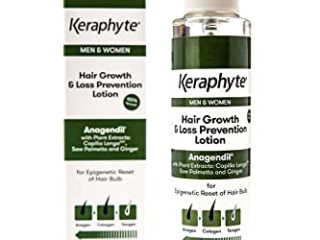 Loción de Crecimiento Capilar y Anticaída | Crecimiento del cabello, prevención de la caída y aumento de la densidad. | 100% Natural, Vegano, sin fragancias, Sin parabenos, Sin sulfatos | de Keraphyte