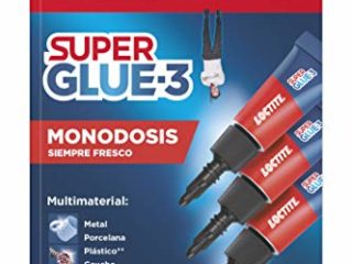 Loctite Super Glue-3 Original Mini Trio, pegamento universal con triple resistencia, adhesivo transparente, pegamento instantáneo y fuerza instantánea, 3x1 g