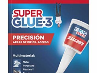 Loctite Super Glue-3 Precisión, pegamento transparente de máxima precisión, pegamento instantáneo triple resistente, adhesivo universal con goteo fácil de regular, 1x5 g