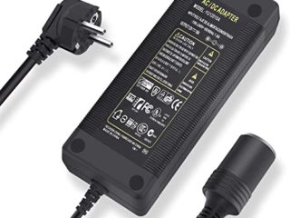 LOETAD 120W Convertidor de Corriente CA a CC Fuente de Alimentación Adaptador de 220V a 12V Encendedor de Cigarrillo de Coche 12V/10A