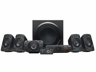 Logitech Z906 5.1 Sistema de Altavoces Sonido Envolvente THX, Certificado Dolby&DTS, 1000 W de Pico, Multi-Dispositivos, Entradas Audio Múltiples, Enchufe EU, PC/PS4/Xbox/TV/Móvil/Tablet, Color Negro