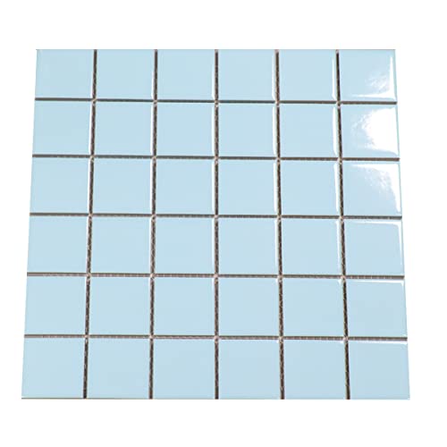 LOKIH Azulejos De Cristal Cristal Azulejos De Cerámica Piscina Hot Spring Pool Pool Puzzle Azulejos De Piso Antideslizante Al Aire Libre,5