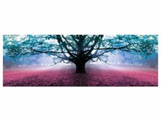 LOLAhome Cuadro cabecero de Cama en diseño Lienzo 150x50 cm (Arbol de la Vida)