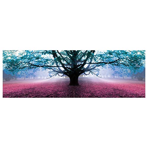 LOLAhome Cuadro cabecero de Cama en diseño Lienzo 150x50 cm (Arbol de la Vida)