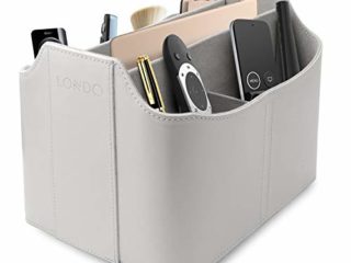Londo Organizador y estuche para mandos a distancia con espacio para tableta, caddie, de cuero
