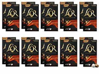 L'Or Espresso Café Colombia Intensidad 8 - 200 cápsulas de aluminio compatibles con máquinas Nespresso (R)* (20 Paquetes de 10 cápsulas)