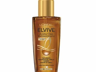 L'Oréal Paris Aceite Tratamiento Sublimador Para El Cabello, Para Todo Tipo de Pelos, Elvive Aceite Extraordinario, 100 ml