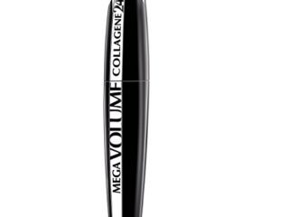 L´Oréal Paris Make Up Artist Máscara de Pestañas Mega Duración y Mega Volumen Colágeno 24H, Color Negro, 9 ml