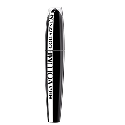 L´Oréal Paris Make Up Artist Máscara de Pestañas Mega Duración y Mega Volumen Colágeno 24H, Color Negro, 9 ml