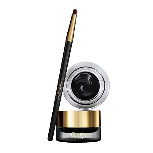 L'Oréal Paris Make-up designer Superliner Gel Intenza, Delineador en Gel con Pincel, Color Negro - 2,8 gr