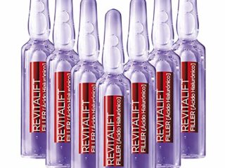 L'Oréal Paris Revitalift Filler Ampollas Rellenadoras, Para 7 Días, Con Ácido Hialurónico Puro, 7 Unidades, 1,3 ml