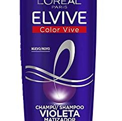 L'Oreal Paris Champú Violeta Matizador Anti-efecto Anaranjado, Para Pelo Teñido, Rubio, Decolorado o Fris, Elvive Color Vive , Pack Ahorro de 3 Unidades x200ml, Total: 600ml