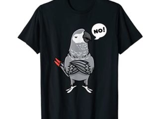 Loro Yaco Divertido Loro Gris Africano Camiseta