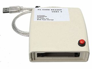 Lorsoul Adaptador de Tarjeta PCMCIA USB ATA PCMCIA de Memoria Flash del Disco del Lector de Tarjetas del convertidor del Adaptador USB del Ordenador LXT a 68 Pines