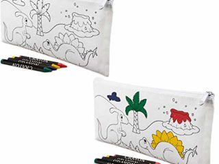 Lote de 30 estuches para colorear con 4 ceras. Regalos para cumpleaños niños. Detalles infantiles para colegios, guarderías.