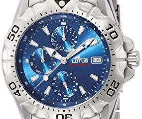 Lotus Reloj Analógico para Hombre de Cuarzo con Correa en Acero Inoxidable 15301/2