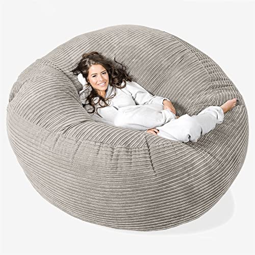 Lounge Pug, Puff Gigante 'Mega-Mamut', Pana Clásica - Visón