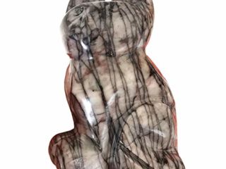 Lovionus89 Estatua de piedras preciosas naturales de malla de 5 cm, diseño de gato