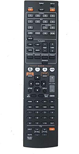 LR - Mando a distancia de repuesto para 491 RAV371 RX-V377QH RX-V481 RX-V379QH RX-V581 RX-V583 RX-V681 RX-V585 WS31720EX para receptor AV Yamaha