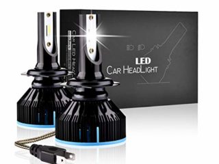 LTPAG Bombilla H7 LED Coche, 2pcs 72W Lampara H7 LED 12V/24V Luces LED Coche H7, 12000LM Faros Reemplazo de Halógena y Kit Xenón H7, Blanco 6000K, Garantía de 2 años