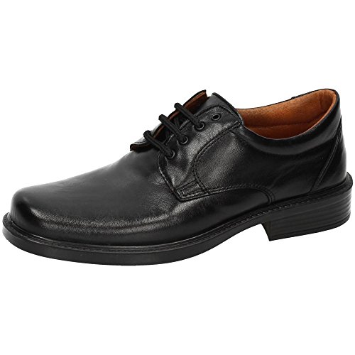 LUISETTI 0101 Mocasines Cordones Hombre Zapatos CORDÓN Negro 43