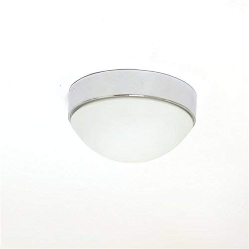 LUX de lámpara LED Lámpara de techo plafón Aki pantalla de cristal cromo Ø 19 cm Pantalla de Cristal