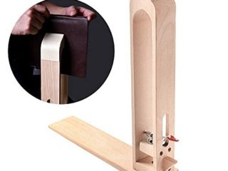 LYFJXX Madera, cuero, costura a mano, cuero, cordones, pinza para pony, para trabajos de cuero, costura, herramienta DIY