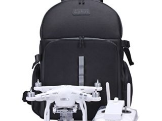 Lykus Mochila de Viaje Resistente al Agua, Para a los Modelos DJI Phantom 4/ 4 Pro, Phantom 3, Buen Tamaño Diseñado como el Maletín de Embarque, Espacio Suficiente para Todos los Accesorios